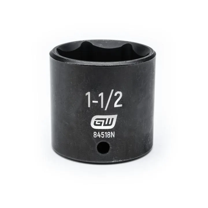 GEARWRENCH 84518N 1/2″ Drive 6 Point Standard Impact SAE Socket 1-1/2″