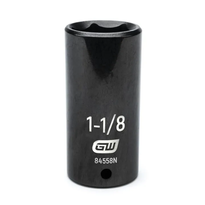GEARWRENCH 84558N 1/2″ Drive 6 Point Deep Impact SAE Socket 1-1/8″