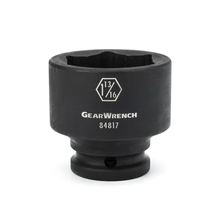GEARWRENCH 84806 3/4″ Drive 6 Point Standard Impact SAE Socket 1-1/8″