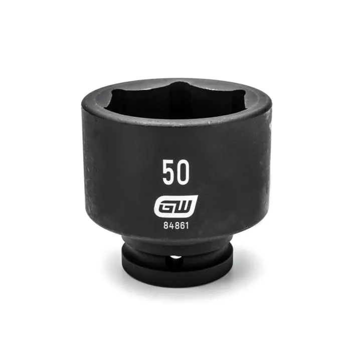 GEARWRENCH 84861 3/4″ Drive 6 Point Standard Impact Metric Socket 50mm