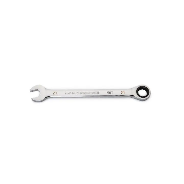 GEARWRENCH 86921 21mm 90-Tooth 12 Point Ratcheting Combination Wrench