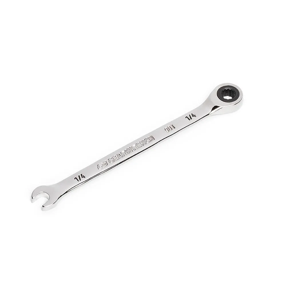GEARWRENCH 86940 1/4″ 90-Tooth 12 Point Ratcheting Combination Wrench