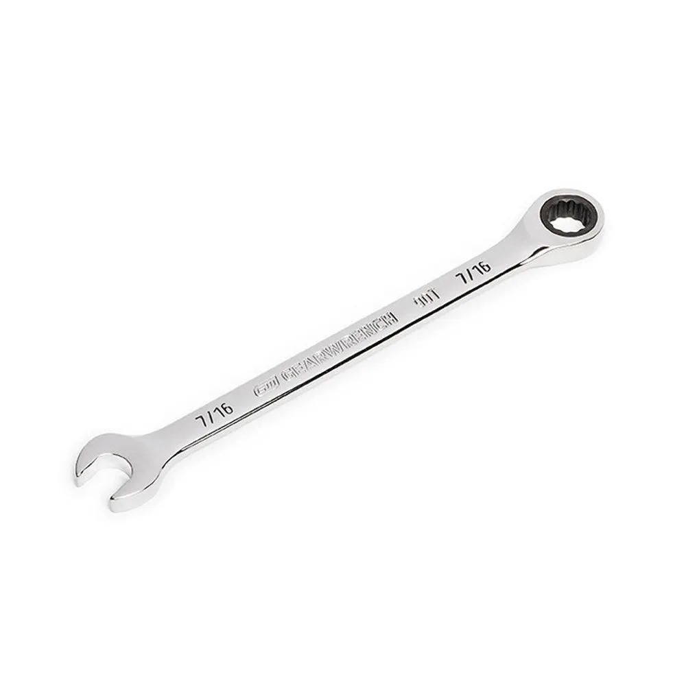 GEARWRENCH 86944 7/16″ 90-Tooth 12 Point Ratcheting Combination Wrench