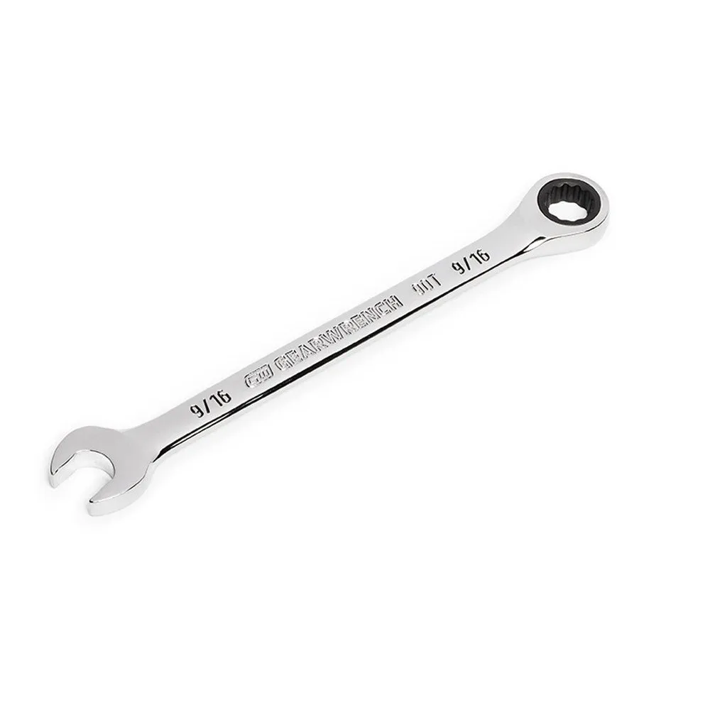 GEARWRENCH 86946 9/16″ 90-Tooth 12 Point Ratcheting Combination Wrench