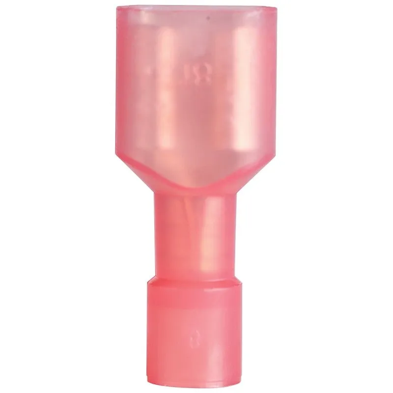 Gardner Bender 10-151F Disconnect Terminal, 600 V, 22 to 18 AWG Wire, 1/4 in Stud, Vinyl Insulation, Red