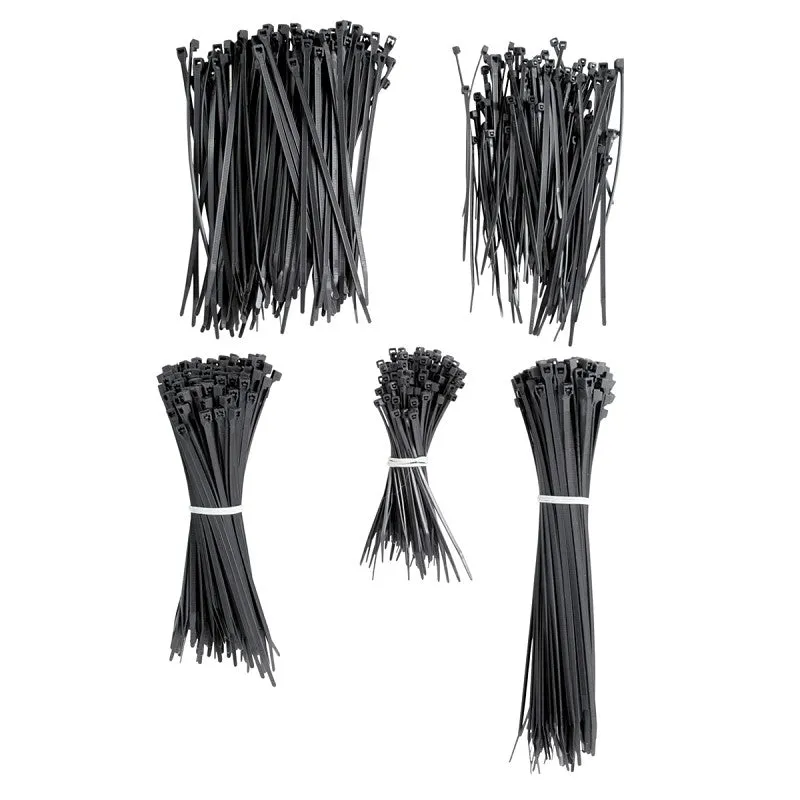 Gardner Bender 71111 Cable Tie, Nylon, Black, 8 in L, 500/PK