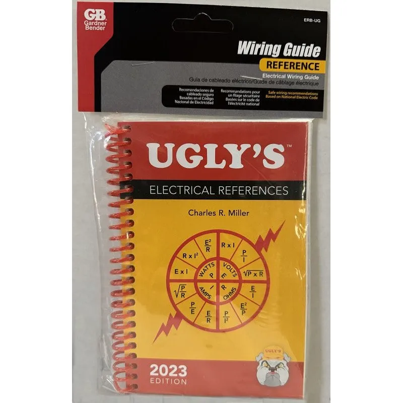 Gardner Bender ERB-UG How-To Book, Ugly’s Electrical References, Author: George V. Hart, English, Paperback Binding, 186-Page