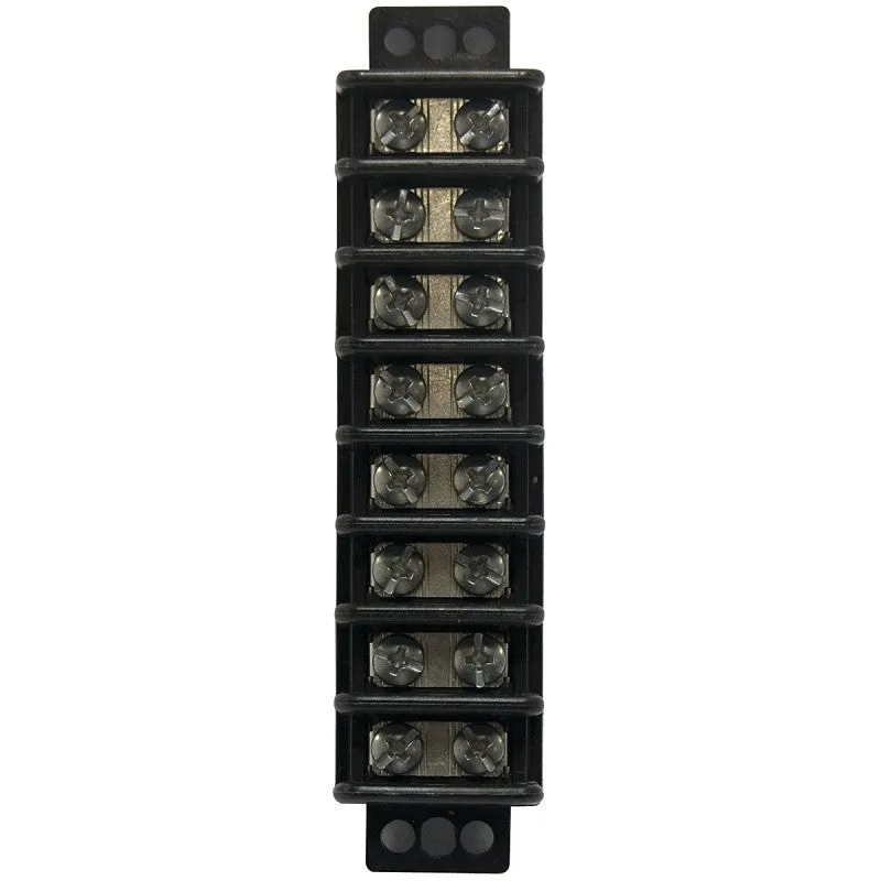 Gardner Bender GTB-408 Terminal Block, 600 V, 30 A, 8 -Pole, 2 -Row