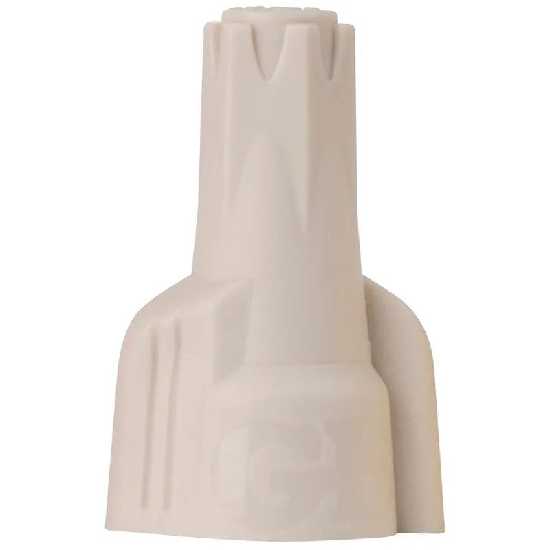 Gardner Bender Hex-Lok 16-1H1N Wire Connector, Tan, 8 to 22 AWG Wire, Copper Contact, Thermoplastic Housing Material