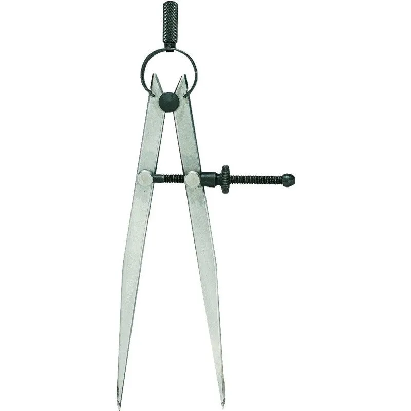 General 450-6 Divider Caliper, 0 to 6 in Span, SAE Graduation, Steel