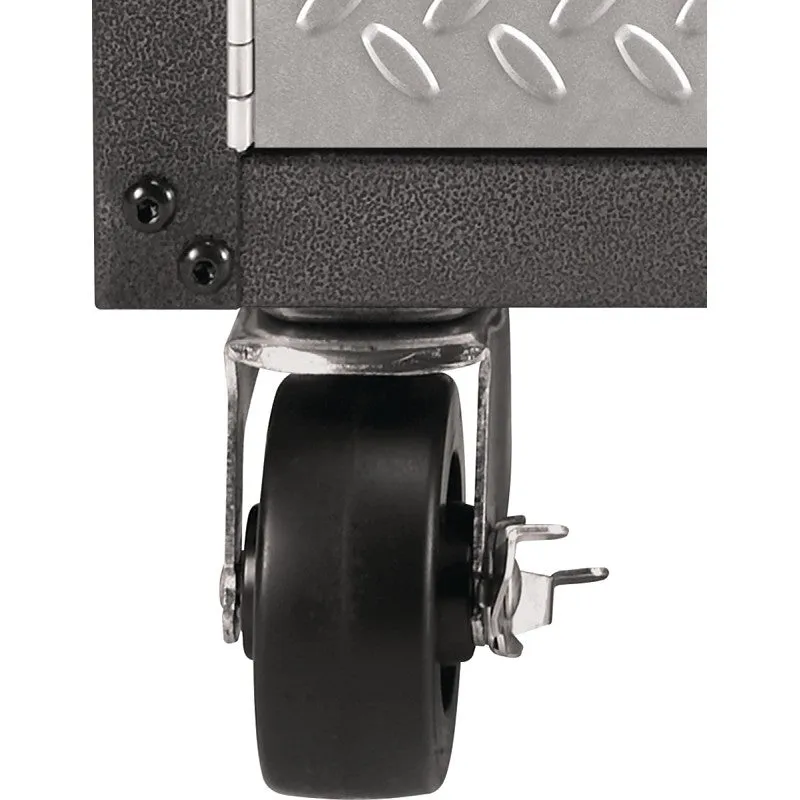 Gladiator GACK04KDSX Gear Box Caster Kit, Gray, 300 lb, Stainless Steel Housing Material