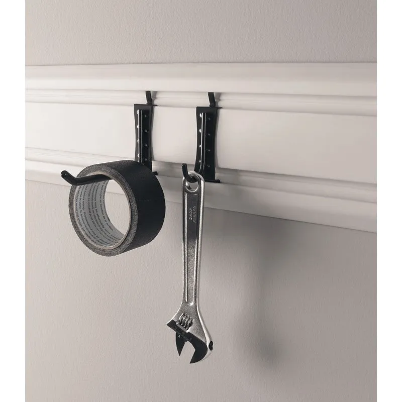 Gladiator GAWAJL8PPH J and L Hook, 5 lb, Steel, Granite, Powder-Coated