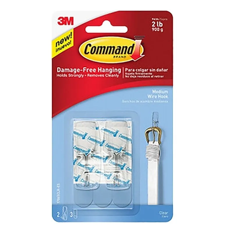 HOOK TOGGLE WIRE CLEAR MED 2LB (Pack of 24)