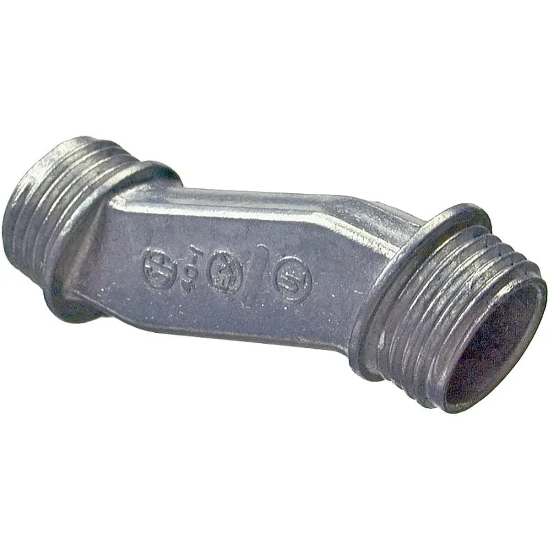 Halex 04007B Offset Nipple, 3/4 in, 1.15 in OD, Zinc