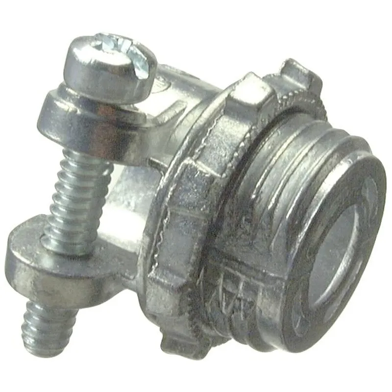 Halex 04210 Squeeze Connector, 1 in, Zinc (Pack of 10)