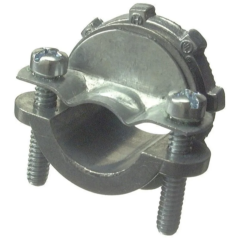 Halex 05112B Clamp Connector, 1-1/4 in, 2-1/4 in L, Zinc