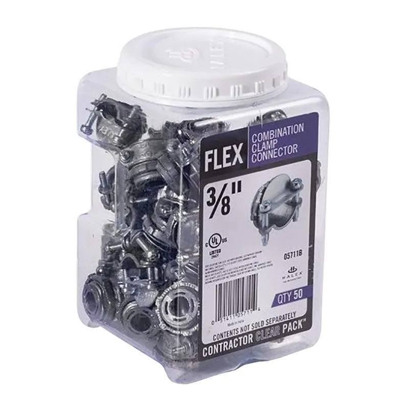 Halex 05711B Conduit Connector, 3/8 in 1/2 in, Zinc