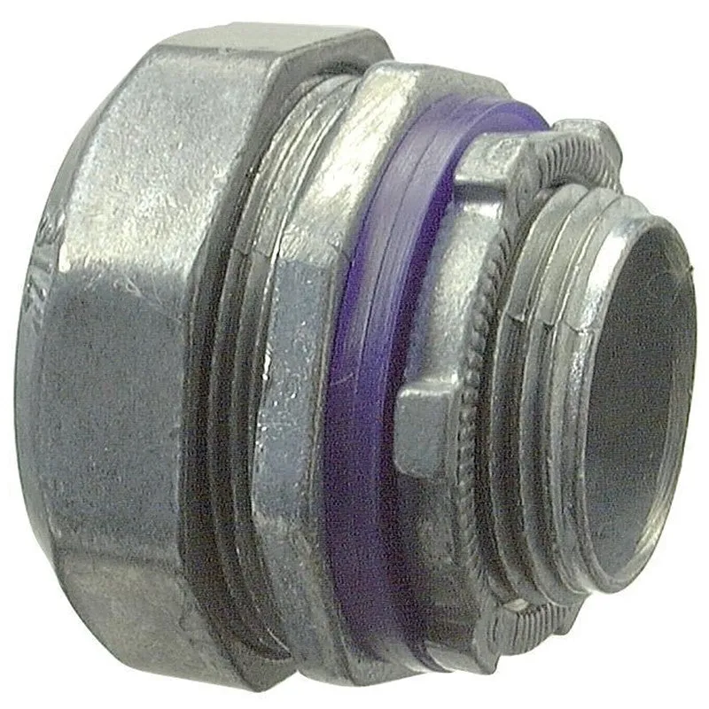 Halex 16220B Conduit Connector, 2 in Compression, Zinc