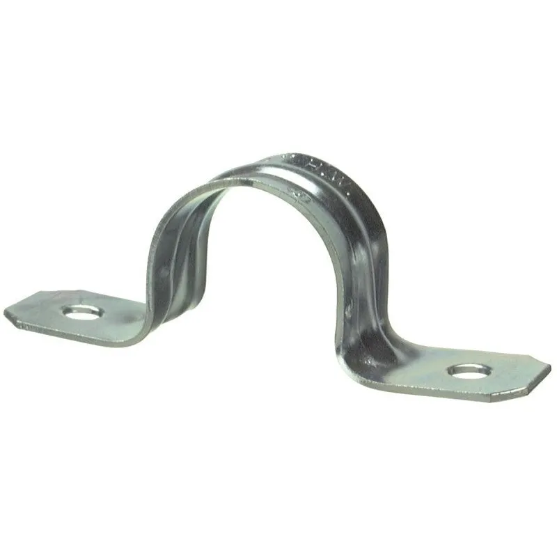 Halex 26122 Conduit Strap, 3/4 in, Steel, Galvanized, 10/BAG (Pack of 5)