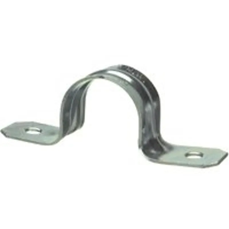 Halex 26124 Conduit Strap, Galvanized, 1-1/4 in, Steel, 4/BAG (Pack of 10)
