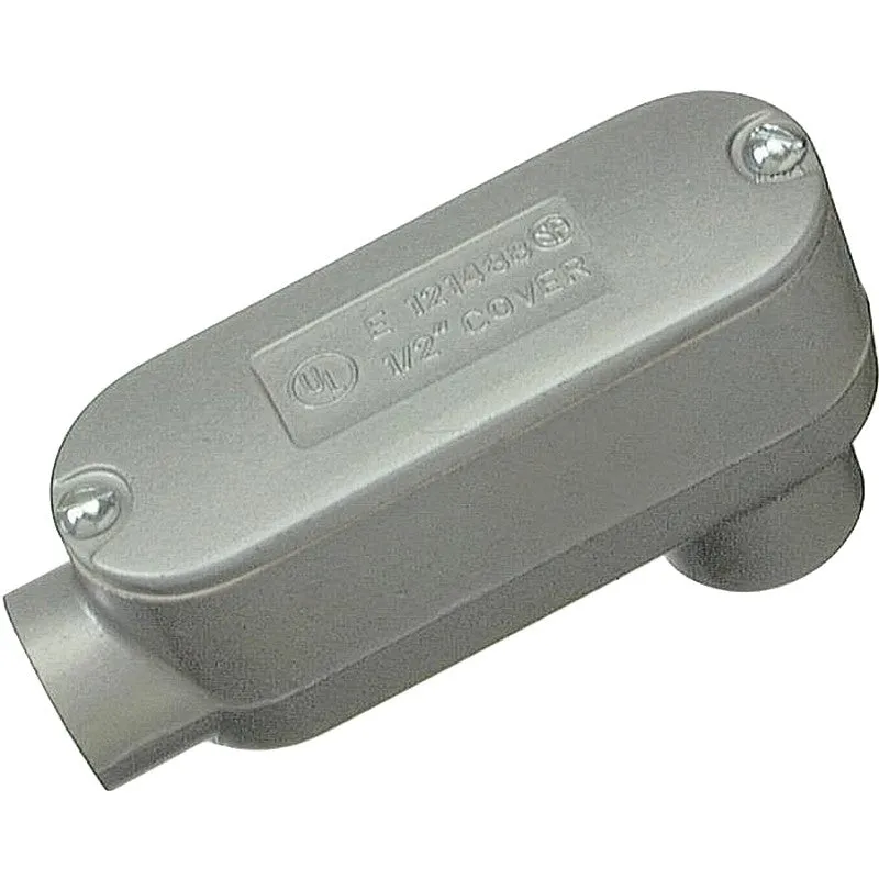 Halex 58620 Conduit Body, 2 in Hub, 10-1/4 in OAL, Threaded, Aluminum