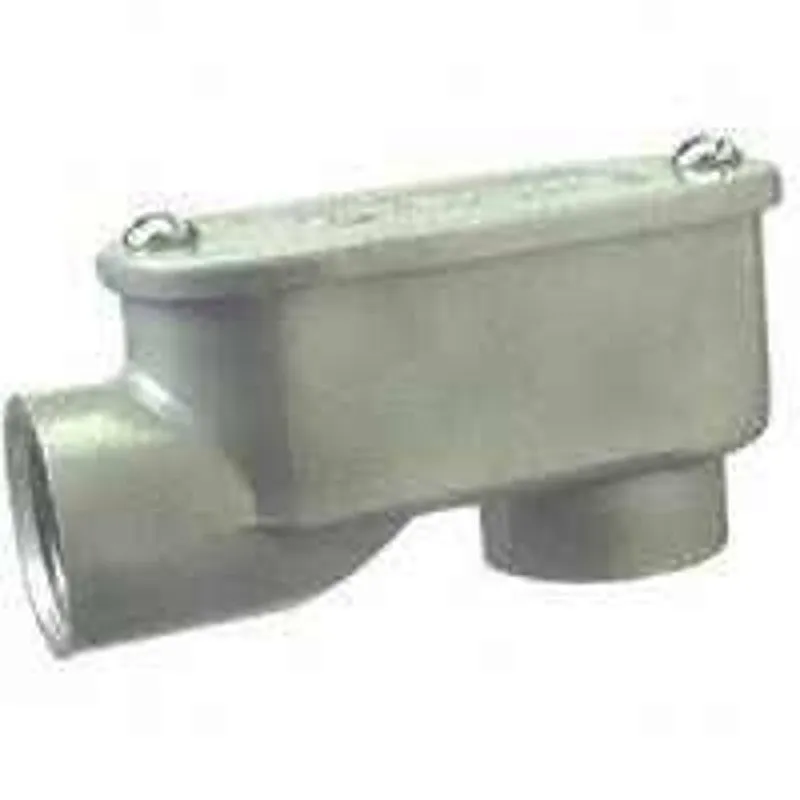 Halex 59510 Service Entrance Elbow, Threaded, Aluminum, 1.56 in H x 2.13 in W x 4.31 in D