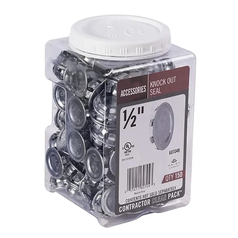 Halex 60704B Knockout Seal, 1/2 in