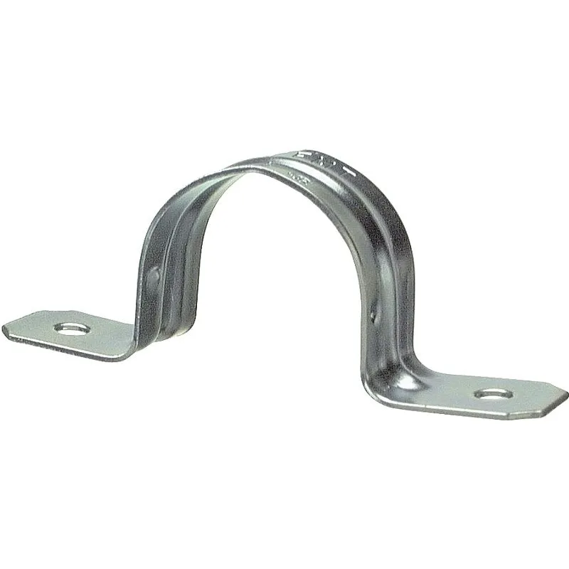 Halex 61615B Conduit Strap, 1-1/2 in, 1-1/2 in L, Steel, Galvanized