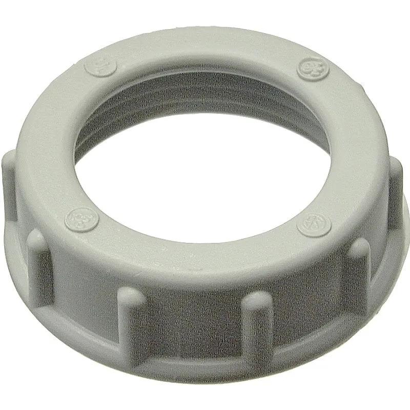 Halex 75207B Conduit Bushing, 3/4 in, PVC, For: Locknut