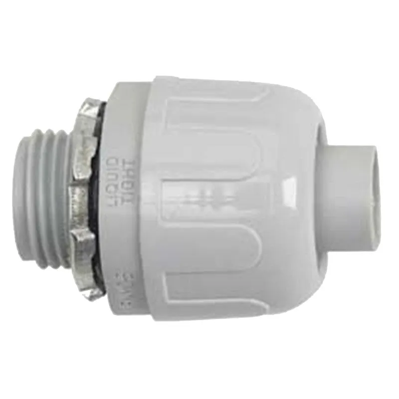 Halex 97623 Liquidtight Connector, PVC/Zinc, 1 in (Pack of 15)