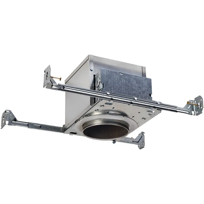 halo e4icatsb recessed housing 8 in l x 5 14 in w x 5 12 in h dimensions new construction aluminum