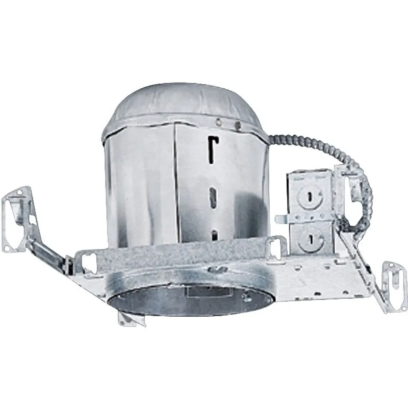 Halo H7ICT Screw Base Housing, 6 in Dia Recessed Can, Aluminum