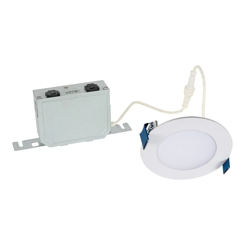 Halo HLB4LSFS5 Canless Downlight, 11.7 W, 120 V, LED Lamp, White, Matte