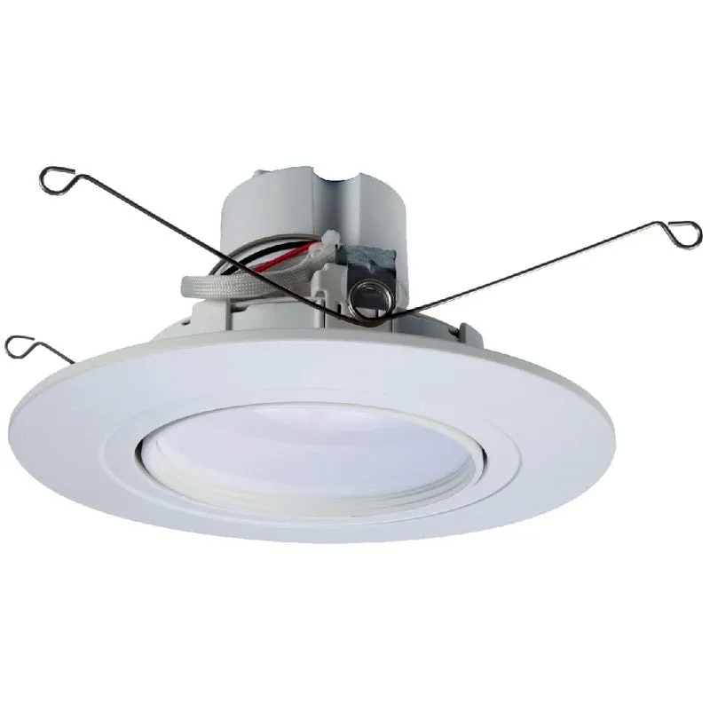 Halo RA56LS9FSD2W1EWH Light Trim, 8.8 W, 120 V, LED Lamp, White