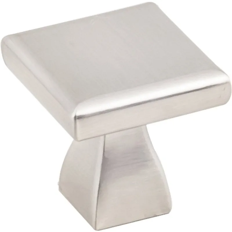 Hardware Resources K313SN-4 Cabinet Knob, Transitional, Zinc, Satin Nickel, 4/PK