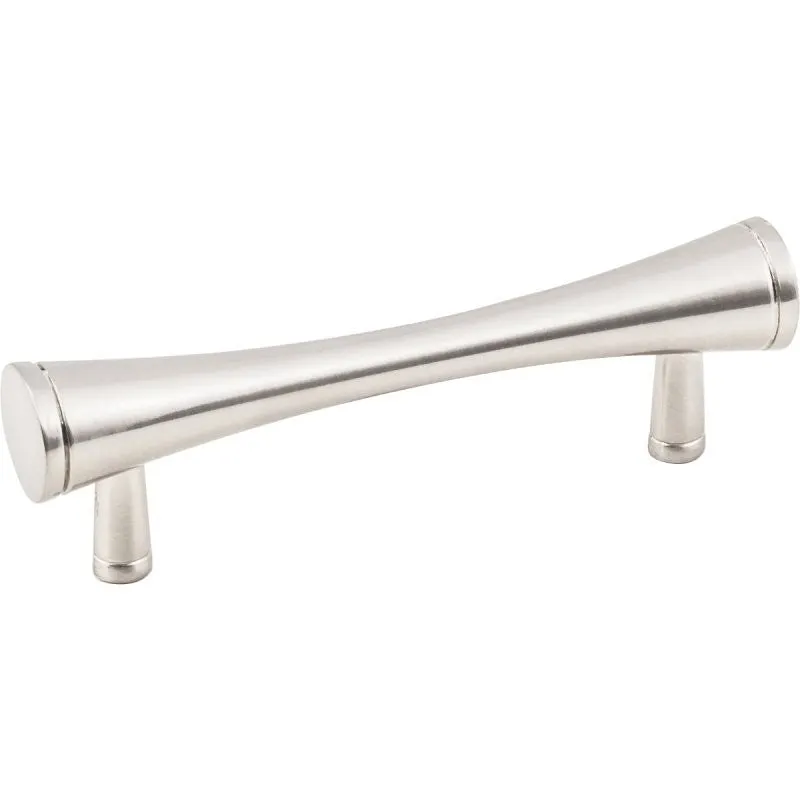 Hardware Resources K5123SN-2 Cabinet Pull, 4 in L Handle, 1-1/4 in H Handle, 1-1/4 in Projection, Zinc, Satin Nickel