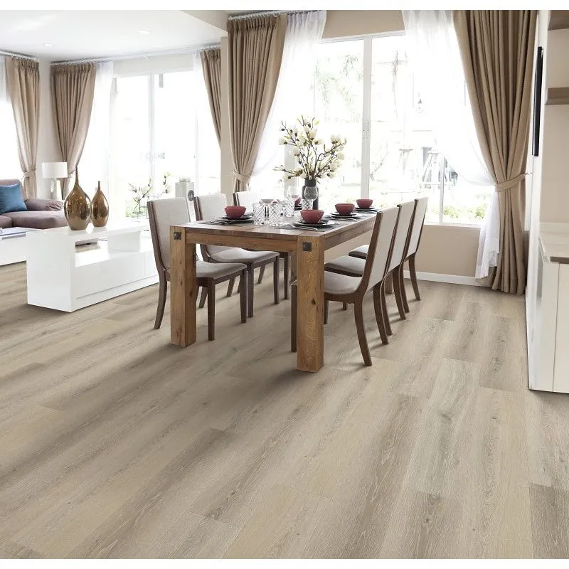 Healthier Choice Flooring HCL803C03 Laminate Flooring Plank, 4-Sided Bevel Profile, Wood, Lakeview, 48 in L, 7.7 in W