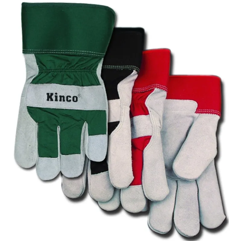 Heatkeep 1932-XL Protective Gloves, Men’s, XL, Wing Thumb, Black/Green