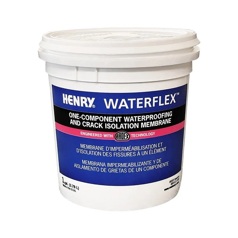 Henry 41600 Waterproofing and Crack Isolation Membrane, 1 gal (Pack of 4)