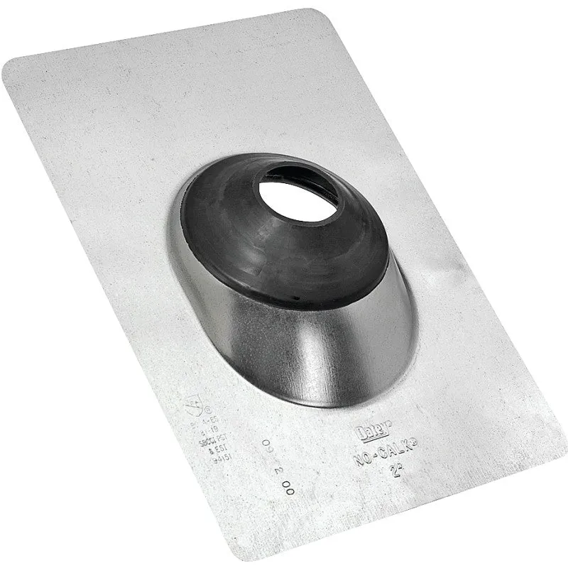 Hercules No-Calk Series 11841 Roof Flashing, 12-1/2 in OAL, Galvanized Steel, 9 in OAW (Pack of 6)