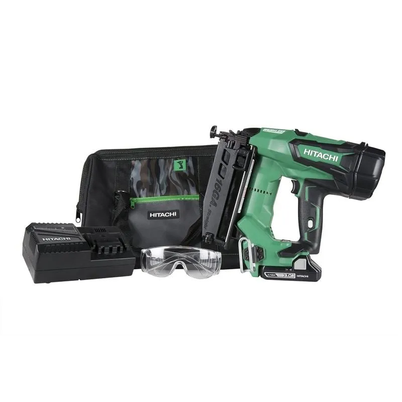 Hitachi NT1865DM 2-1/2″ 18V Brushless Lithium Ion 16Ga Straight Finish Nailer