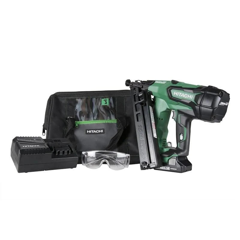 Hitachi NT1865DMA 2-1/2″ 18V Brushless Lithium Ion 15Ga Angled Finish Nailer