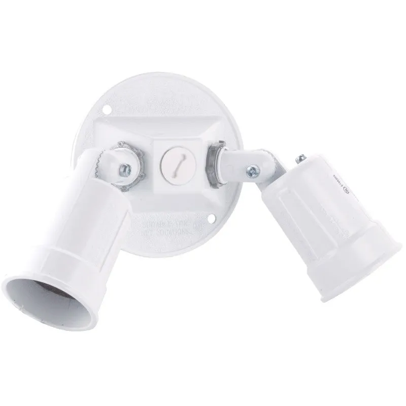 Hubbell 5625-6 Lamp Holder, Combination, Weatherproof, 3.336 in L x 8 in W x 4.125 in H Dimensions, 120 V, 75 to 150 W