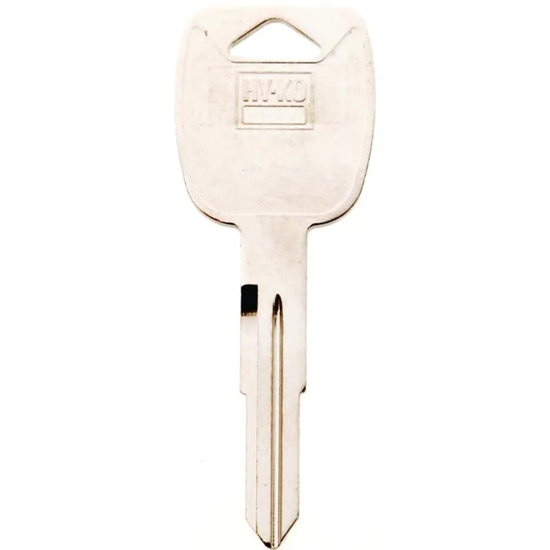 Hy-Ko 11010B101 Key Blank, Brass, Nickel, B101 Key Number (Pack of 10)