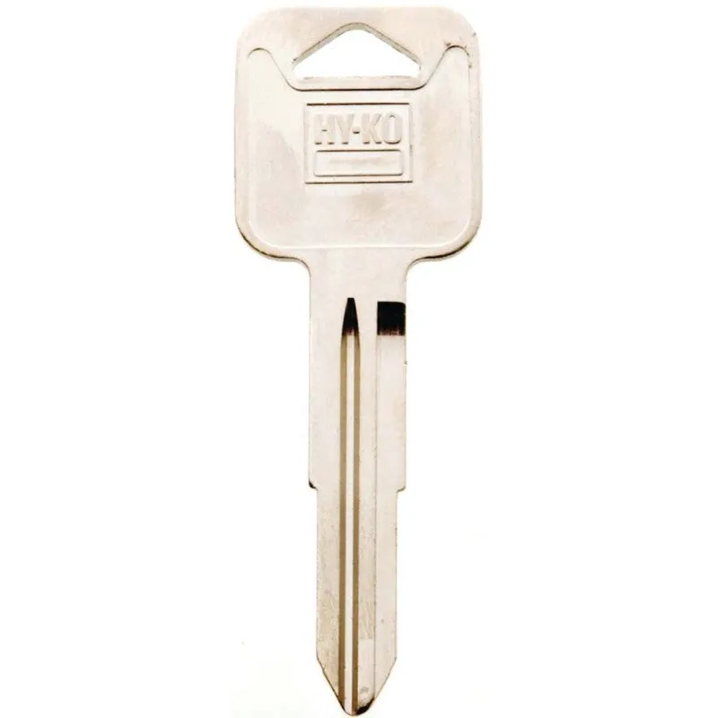 Hy-Ko 11010B65 Key Blank, Brass, Nickel, B65 Key Number (Pack of 10)
