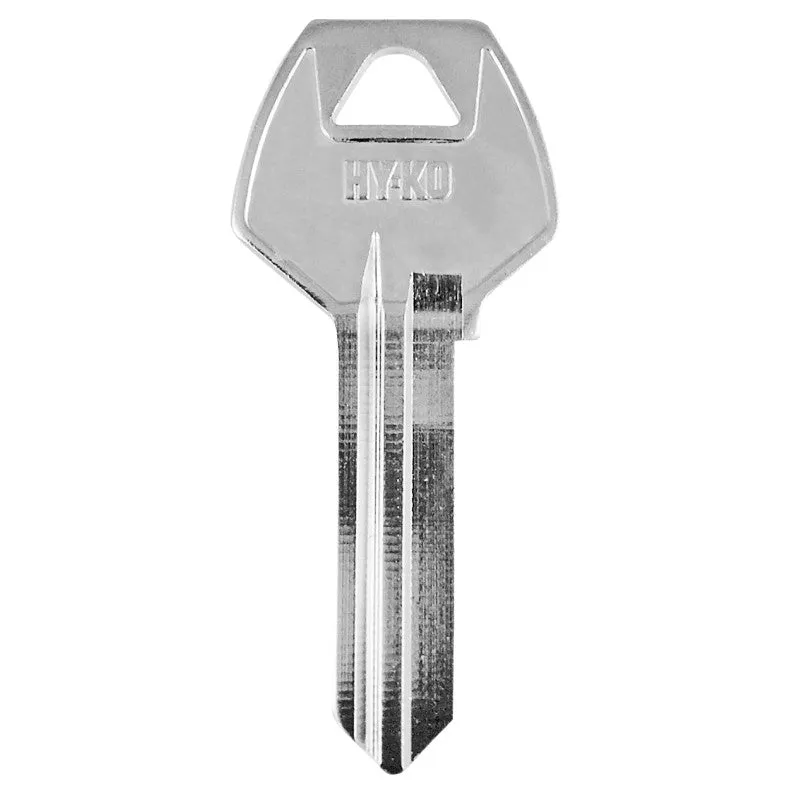 Hy-Ko 11010CO107 Key Blank, Brass, Nickel-Plated, For: Corbin/Russwin CO107 Locks (Pack of 10)