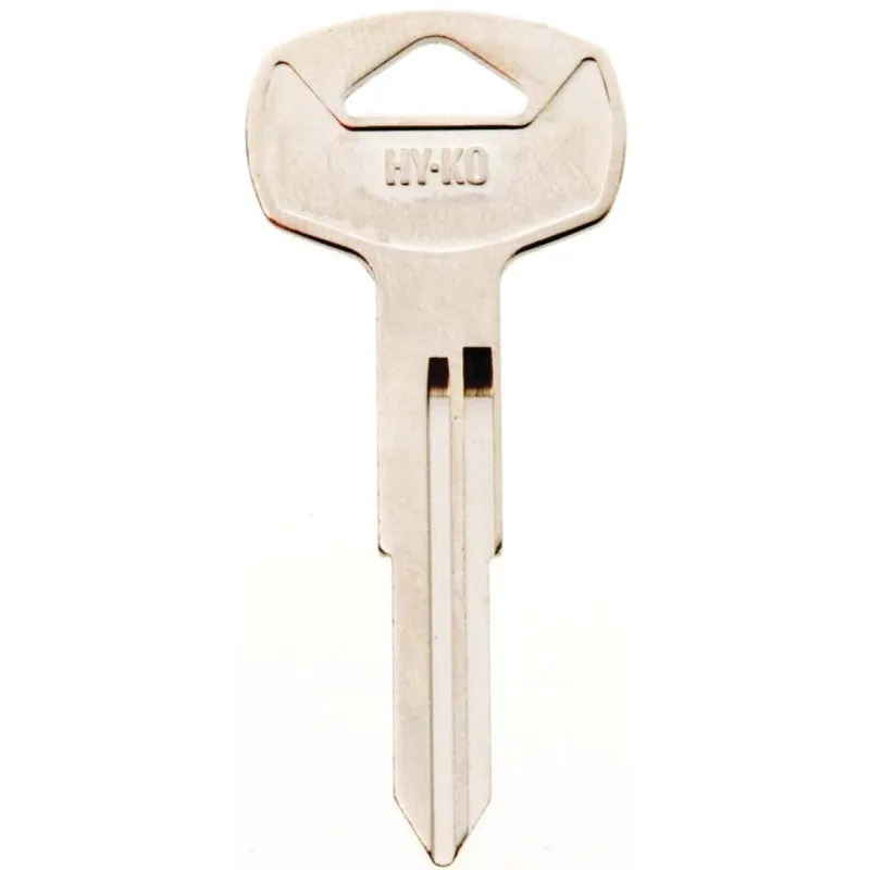 Hy-Ko 11010DA23 Automotive Key Blank, Brass, Nickel, For: Nissan Vehicle Locks, DA23 Key Number (Pack of 10)