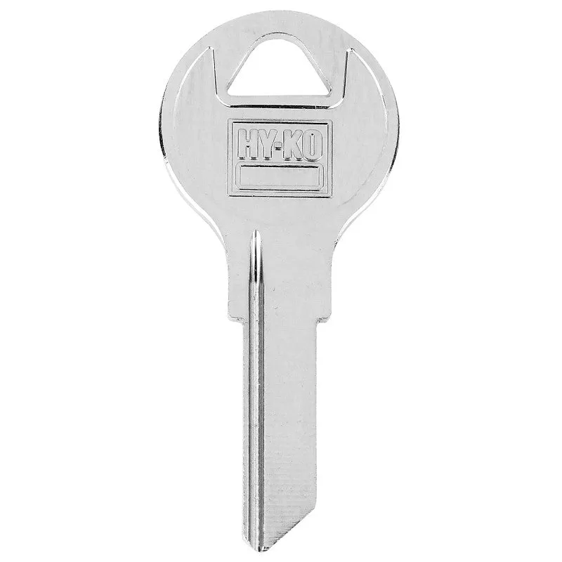 Hy-Ko 11010FH2 Key Blank, Brass, Nickel-Plated, For: Fort FH2 Locks (Pack of 10)