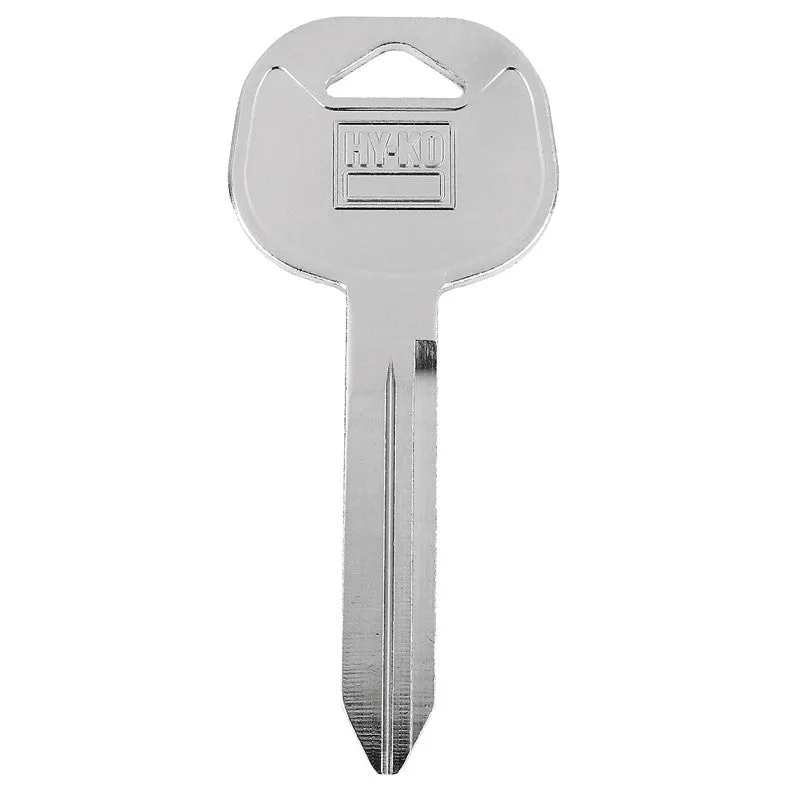 Hy-Ko 11010FTL1 Key Blank, Brass, Nickel-Plated, For: Freightliner FTL1 Locks (Pack of 10)
