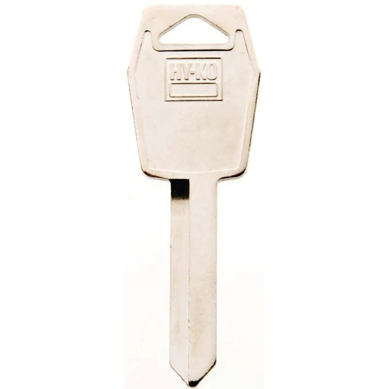 Hy-Ko 11010H55 Key Blank, Brass, Nickel, For: Ford, Lincoln, Mercury Vehicles, H55 Key Number (Pack of 10)